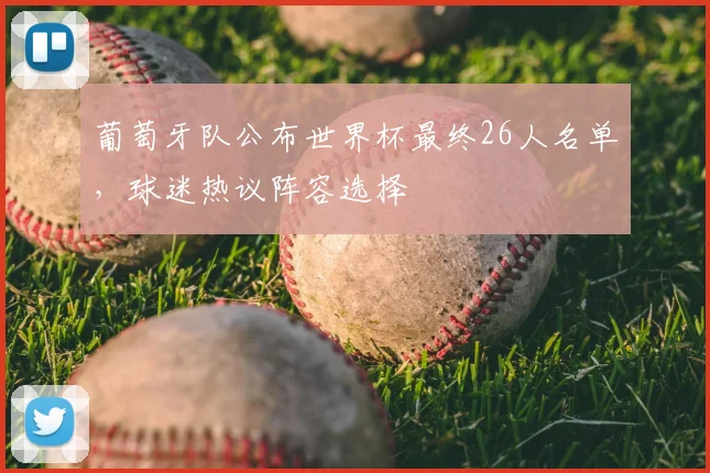 葡萄牙队公布世界杯最终26人名单，球迷热议阵容选择